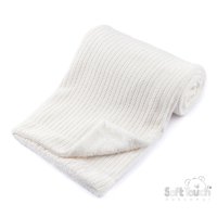 FBP122-W: White Chenille Cellular Wrap